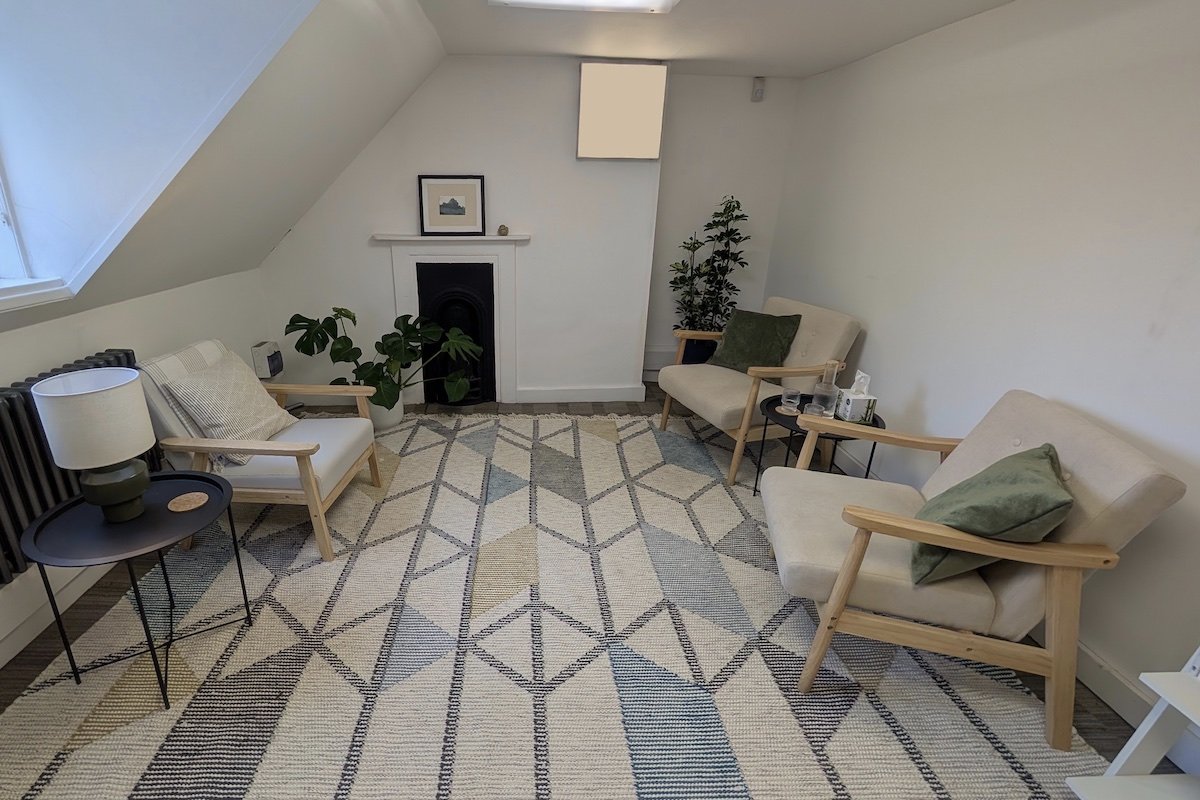 Therapy room at 23 Grand Parade, Brighton